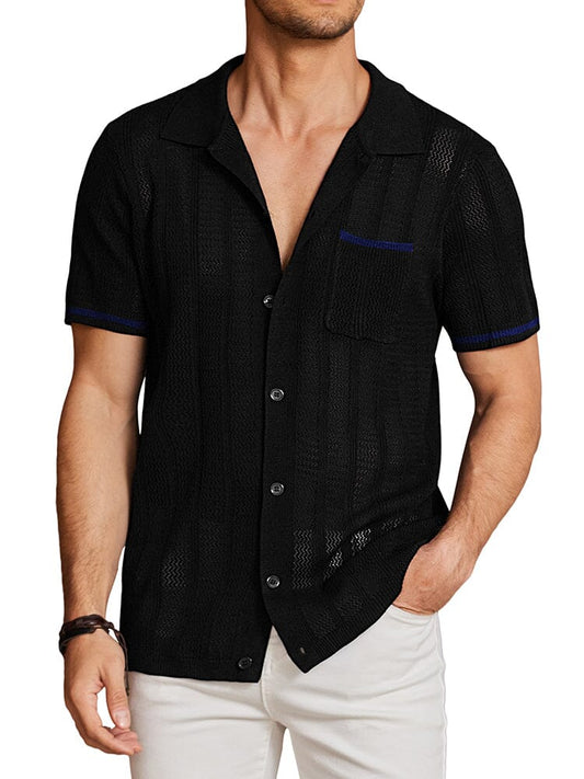 Casual Breathable Knit Top