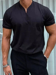 Loose V Neck Short Sleeves T-Shirt