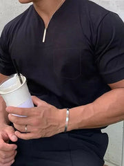 Loose V Neck Short Sleeves T-Shirt