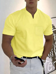 Loose V Neck Short Sleeves T-Shirt