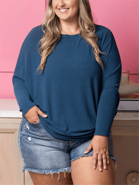 ❄️Winter Discount Frenzy Promotion-49% OFF-🌸Women's "Dreamy Knit" Boatneck Dolman Top