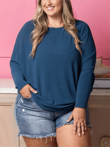 ❄️Winter Discount Frenzy Promotion-49% OFF-🌸Women's "Dreamy Knit" Boatneck Dolman Top