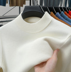Men's Stand Collar Cashmere Warm Sweater