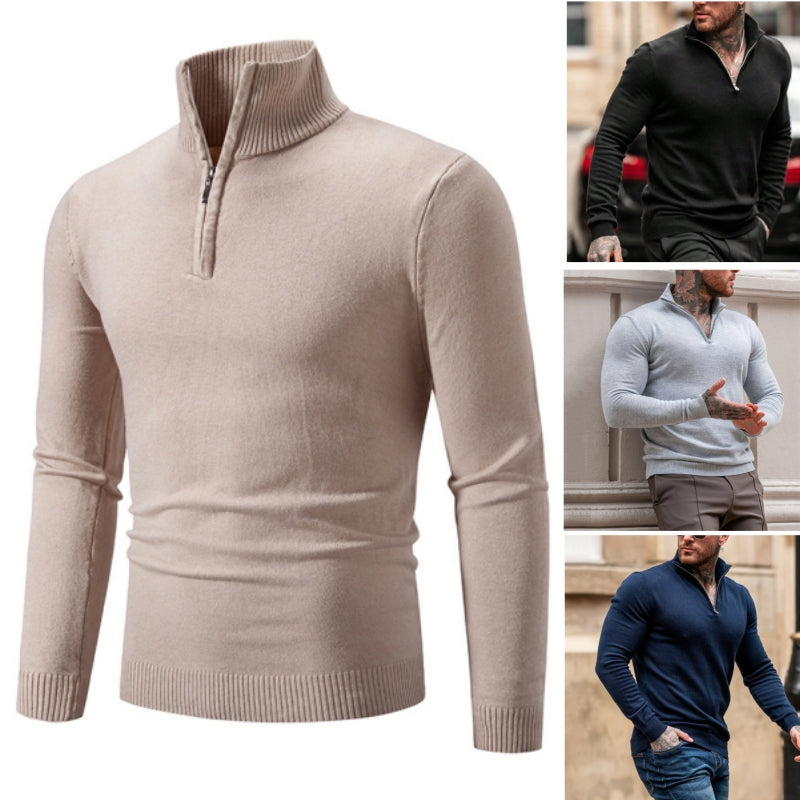 Men's New Cashmere Collar Pullover Shirt