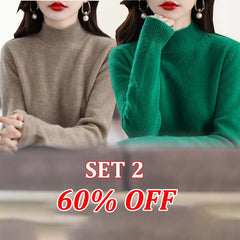 Hot Sale 70% OFF 🔥 Women's Mid-neck Cashmere Sweaters