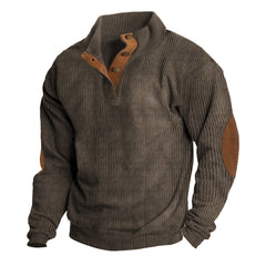 🔥Men's Outdoor Casual Stand Collar Long Sleeve Sweatshirt