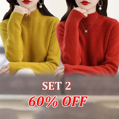 Hot Sale 70% OFF 🔥 Women's Mid-neck Cashmere Sweaters