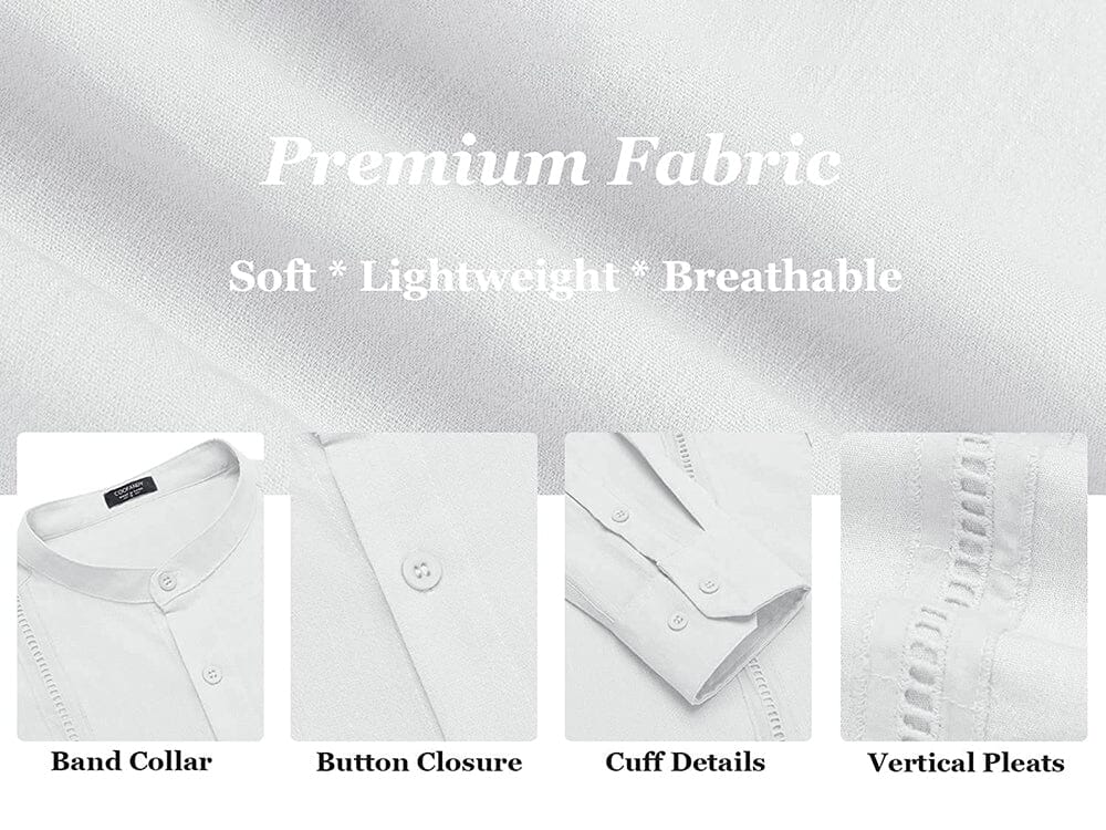 Embroidered Guayabera Linen Shirt