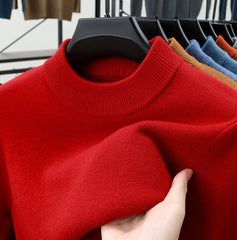 Men's Stand Collar Cashmere Warm Sweater