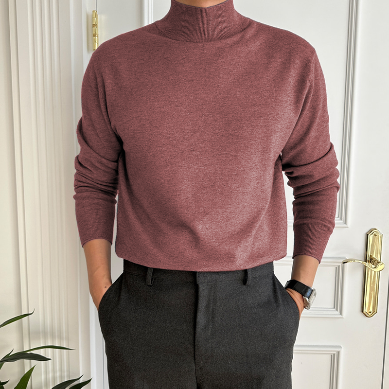 2025 Men's Cashmere Business Basic Sweater