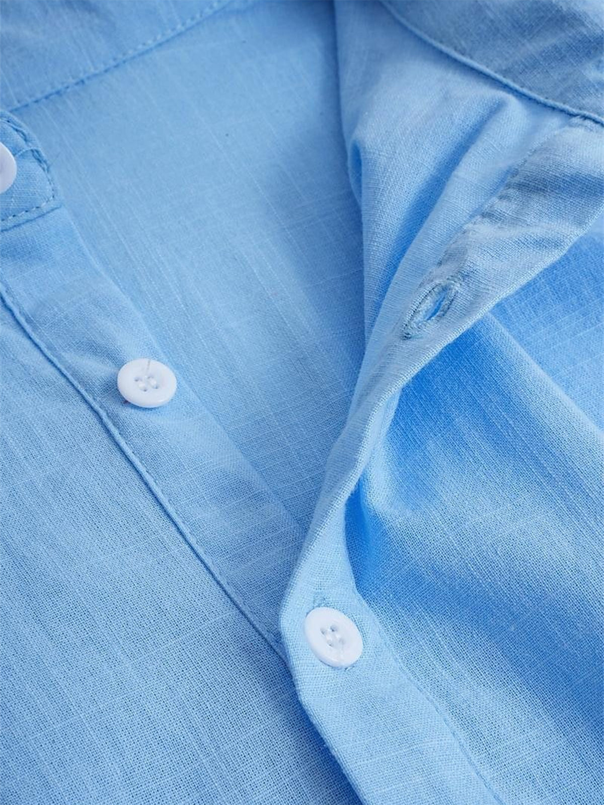 Men's Vintage Linen Polo Shirt