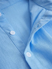 Men's Vintage Linen Polo Shirt