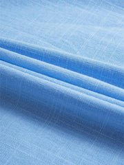 Men's Vintage Linen Polo Shirt