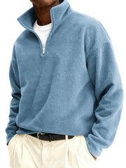 Men's Quarter-Zip Fleece Comfort Pullover
