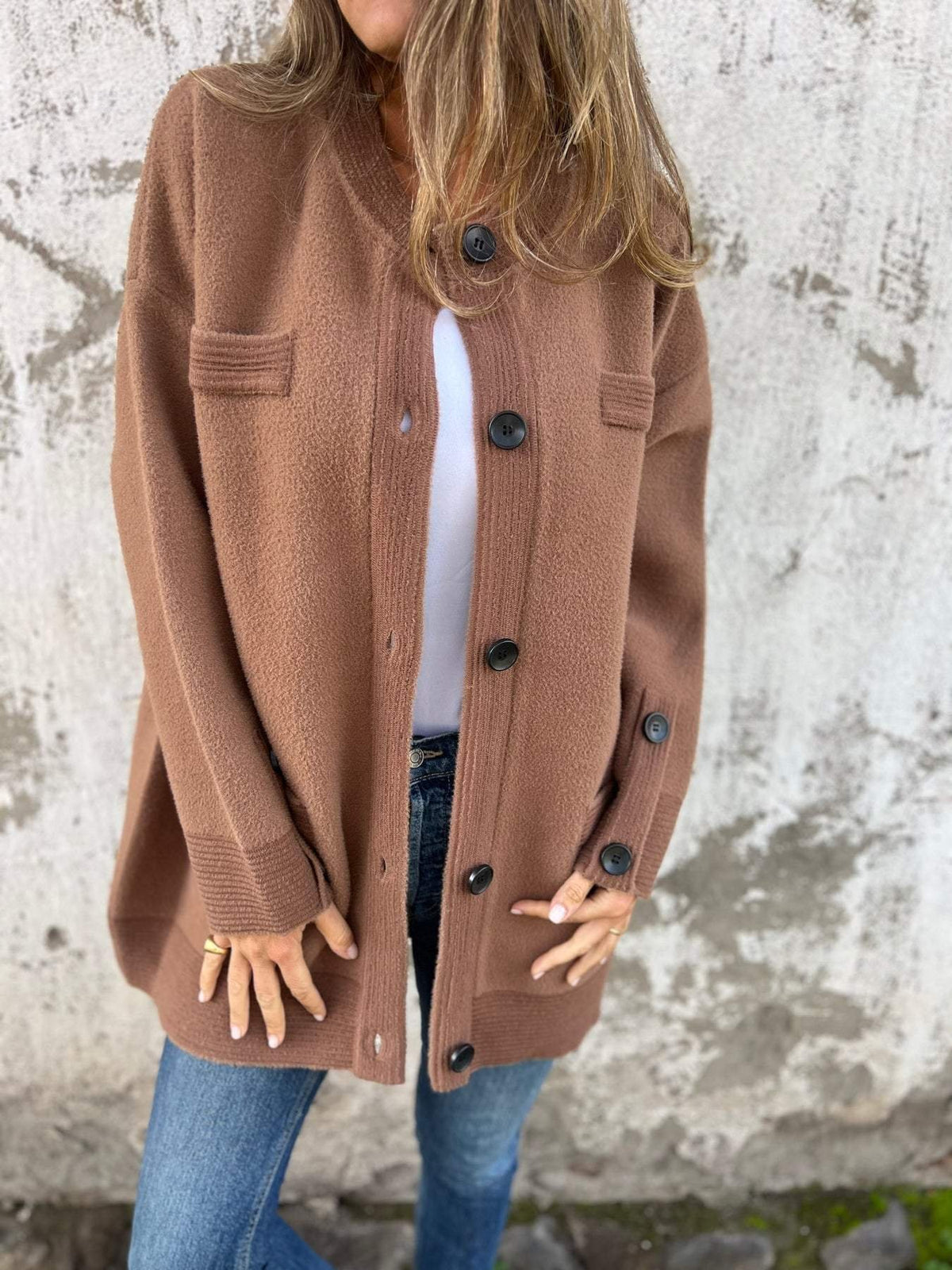Women's Round Neck Autumn & Winter Casual Jacket
