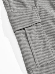 Autumn And Winter Corduroy Lapel Long-sleeved Polo Shirt Straight Pants Casual Suit