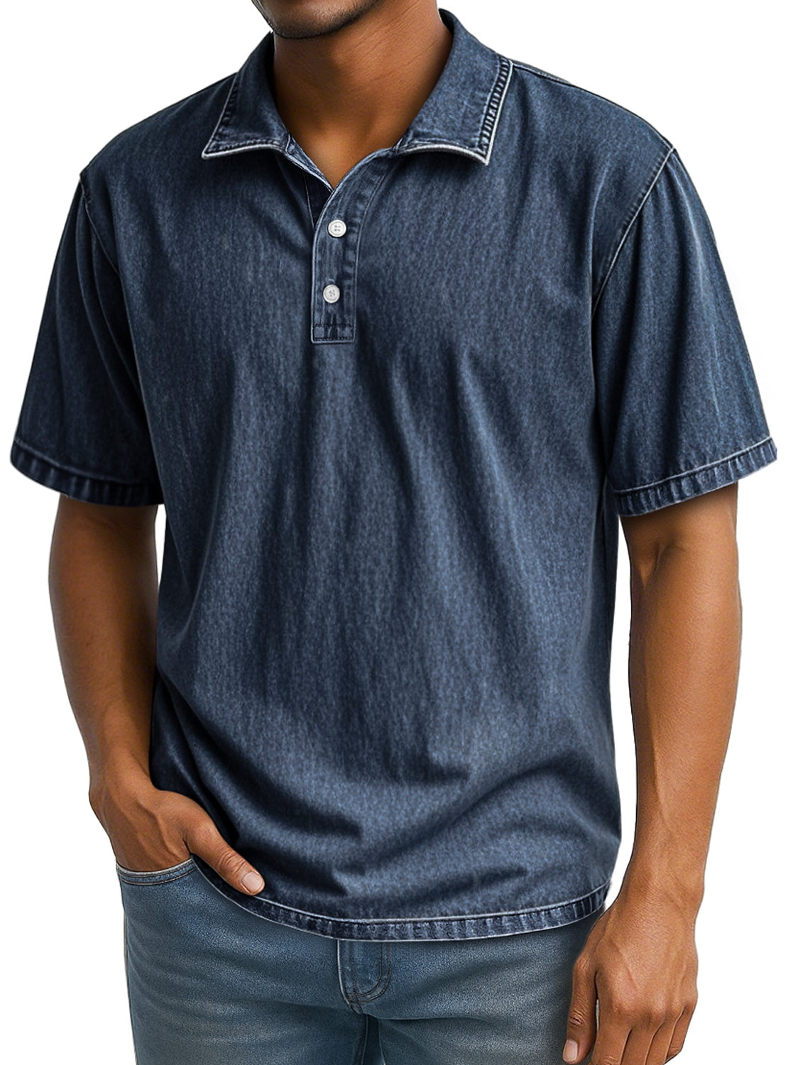 Men's Retro Daily Lapel Casual Short Sleeve POLO Shirt