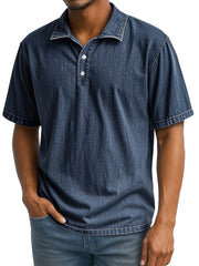 Men's Retro Daily Lapel Casual Short Sleeve POLO Shirt