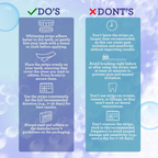 GuruNanda Whitening Strips, 7-day treatment (7 Packets - 2 Strips per pack)- Enamel-Safe Strips for Sensitive Teeth - Non-Slip, Dry Strip Technology