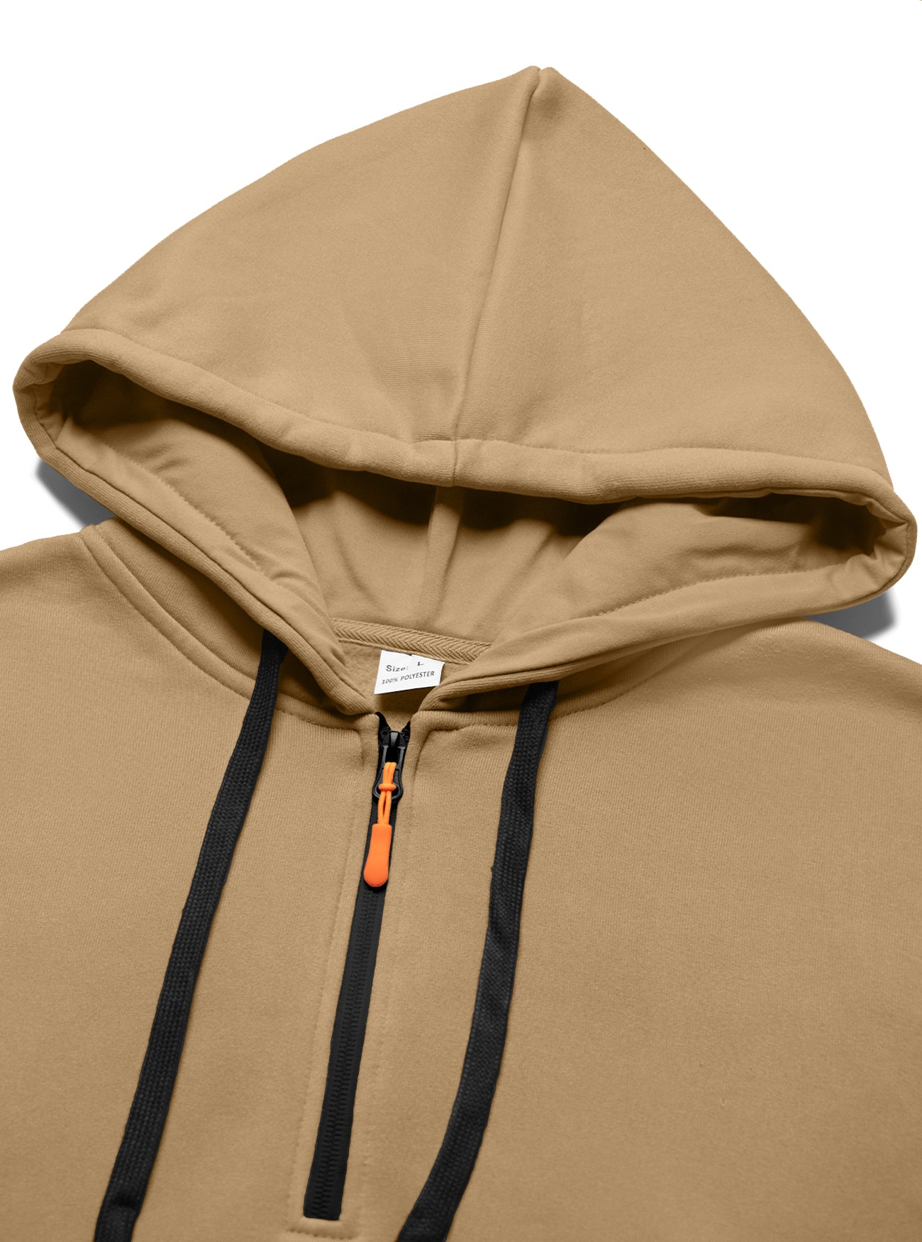 Autumn And Winter Men's Fleece Zipper Sweatshirt Fashionable Hoodie Multi-pocket Overalls Suit