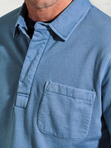 Men's Everyday Comfortable Lapel Button-pocket Casual Long-sleeved Polo Shirt