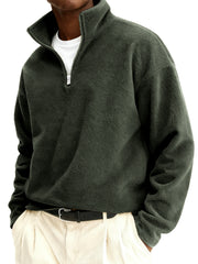 Men's Quarter-Zip Fleece Comfort Pullover