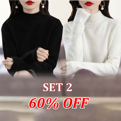 Hot Sale 70% OFF 🔥 Women's Mid-neck Cashmere Sweaters