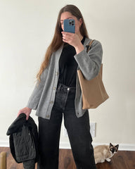 Women's Cashmere Cocoon Cardigan