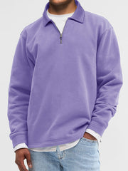 Men's Fashion Vintage Lapel Long Sleeve Polo Shirt