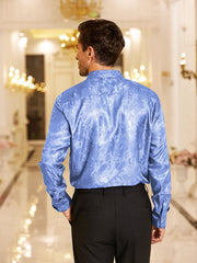 Floral Printed Long Sleeve Dress Shirt