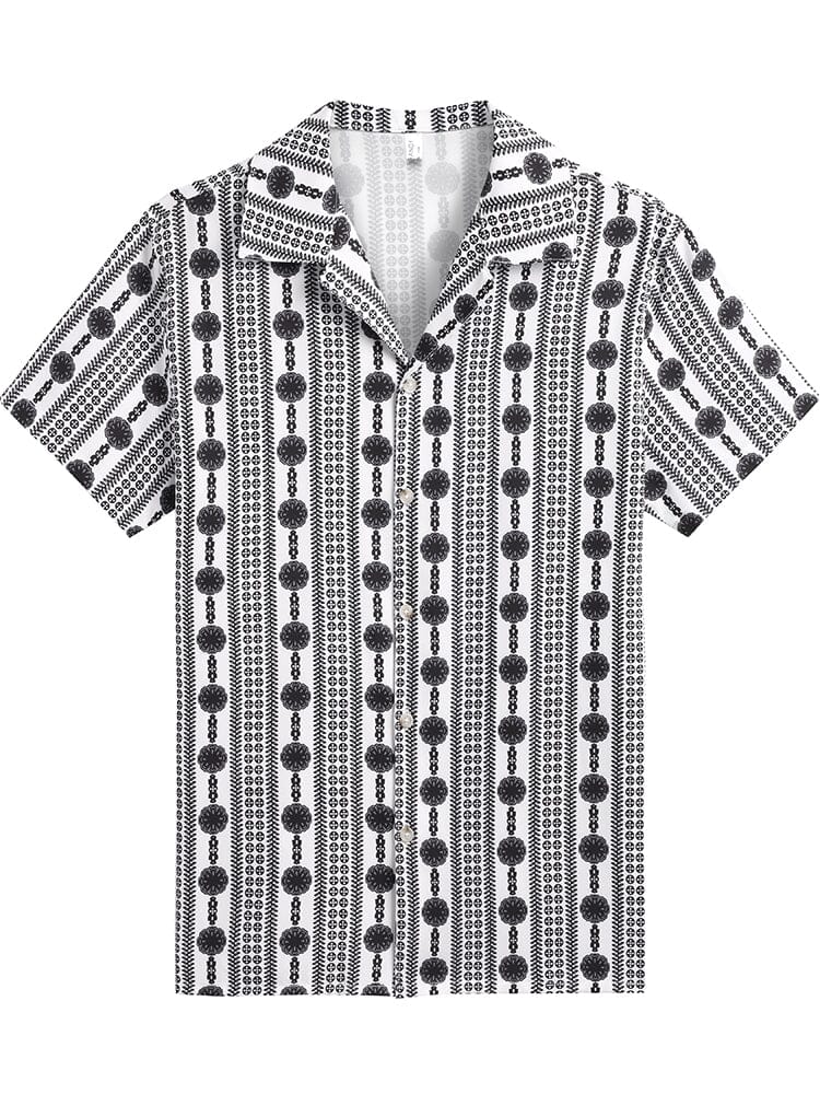 Cozy Stripe Splicing Shirt