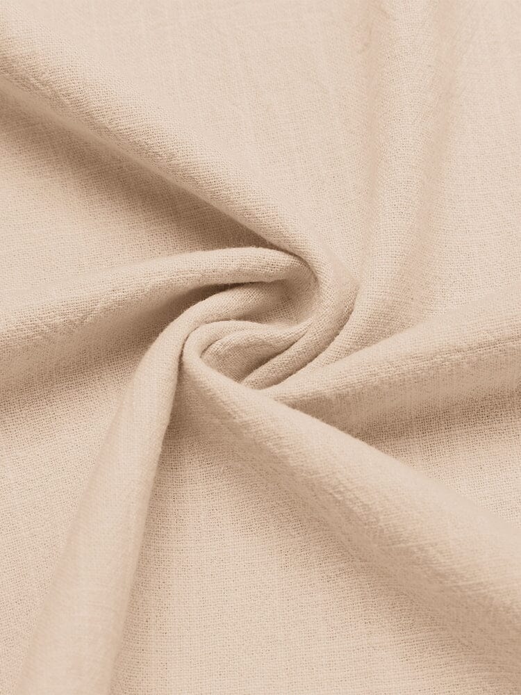 Casual Breathable Lace Up Shirt