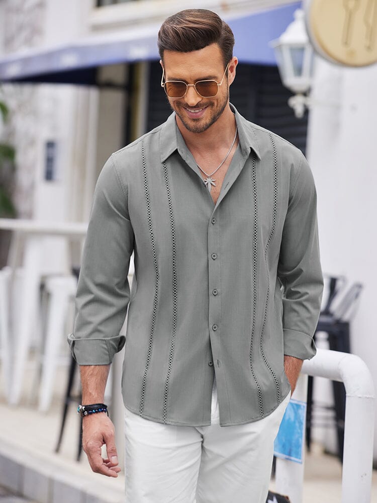 Casual Long Sleeve Button Down Shirt