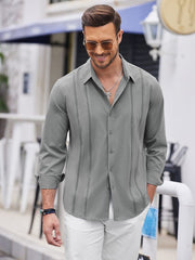 Casual Long Sleeve Button Down Shirt
