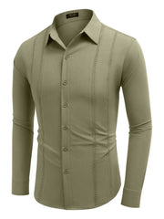 Casual Long Sleeve Button Down Shirt