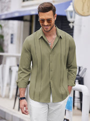 Casual Long Sleeve Button Down Shirt