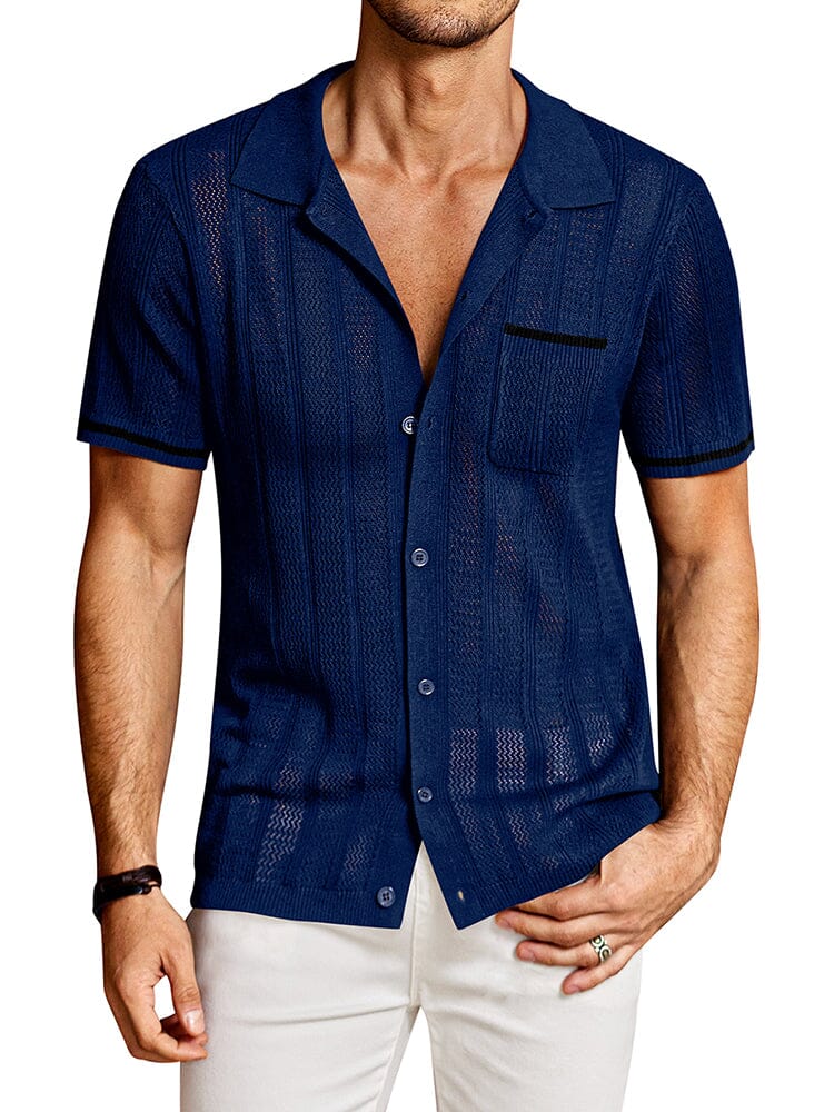 Casual Breathable Knit Top