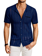 Casual Breathable Knit Top