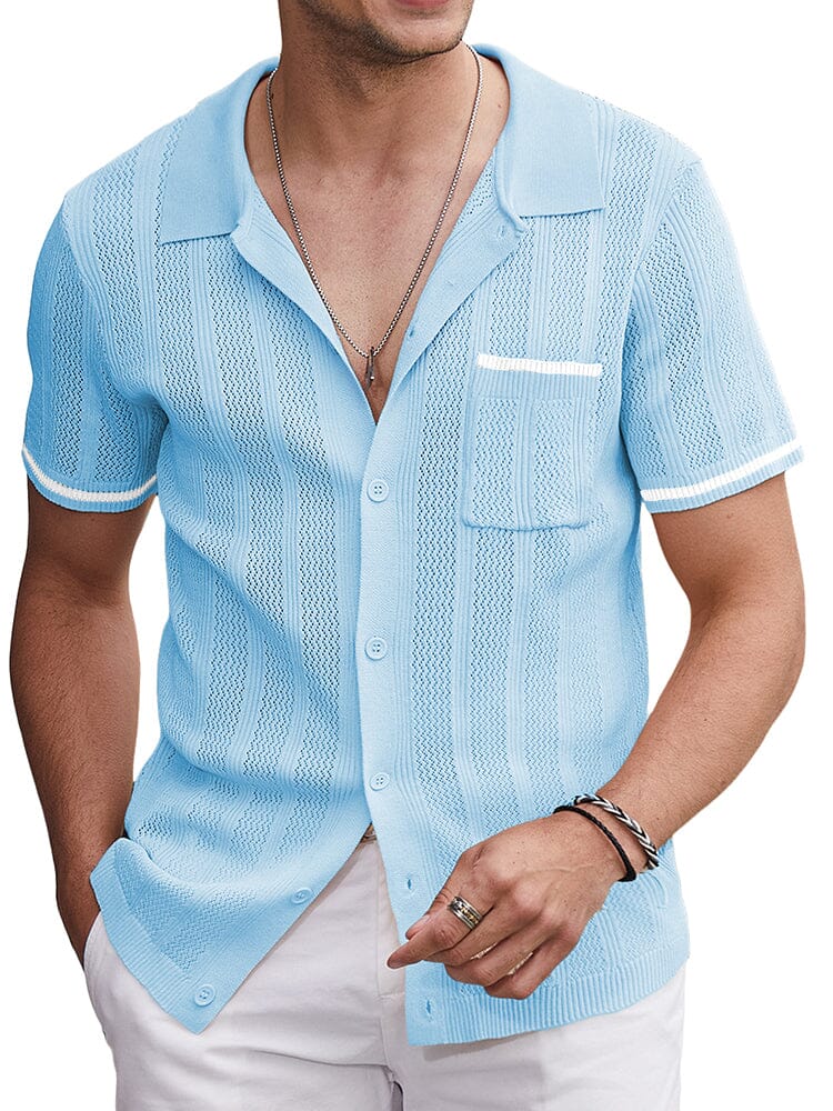 Casual Breathable Knit Top