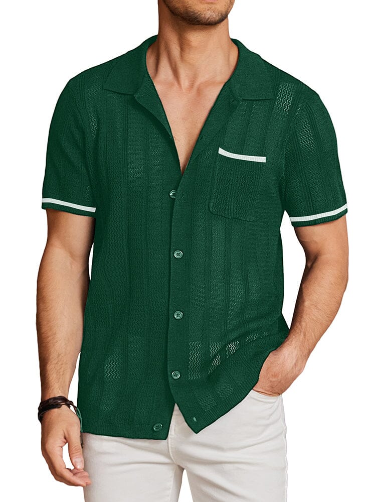 Casual Breathable Knit Top