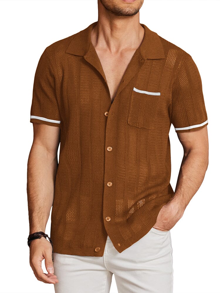 Casual Breathable Knit Top