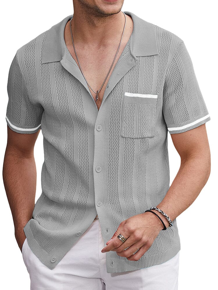 Casual Breathable Knit Top