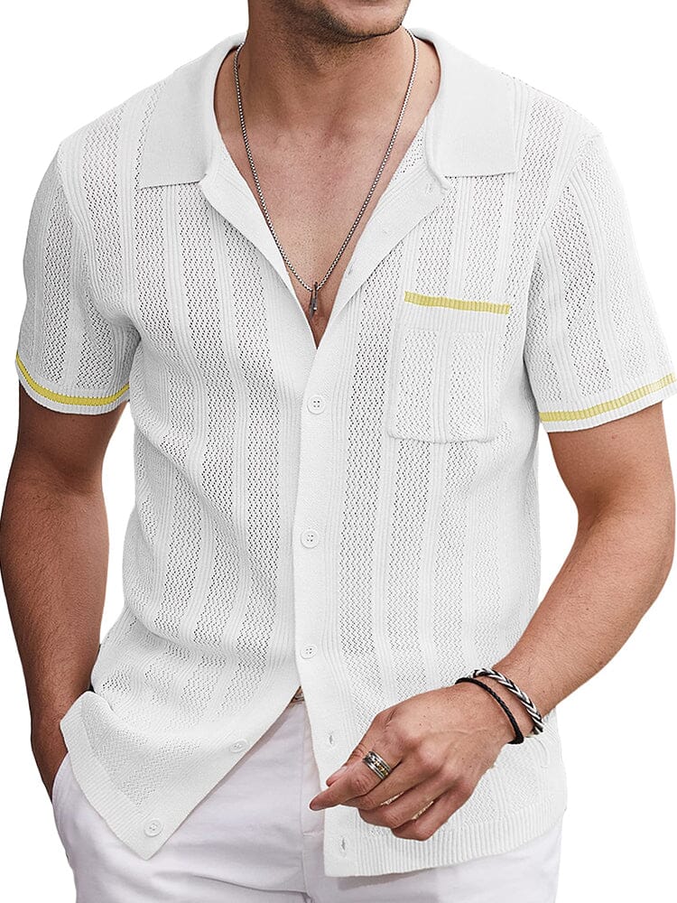 Casual Breathable Knit Top