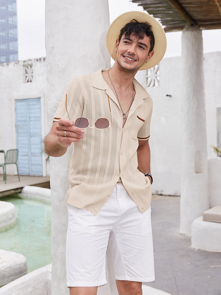 Casual Breathable Knit Top