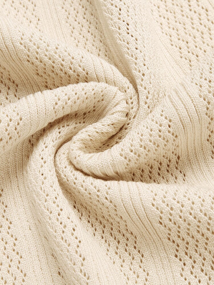 Casual Breathable Knit Top