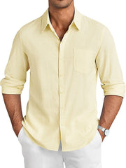 Casual Linen Textured Shirt