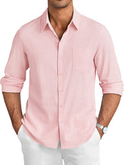 Casual Linen Textured Shirt
