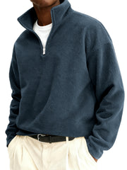 Men's Quarter-Zip Fleece Comfort Pullover