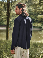 Eco-friendly Cozy Linen Blend Shirt