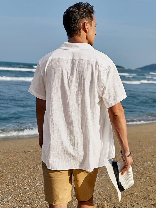 Cotton Relaxed Fit Beach Shirt